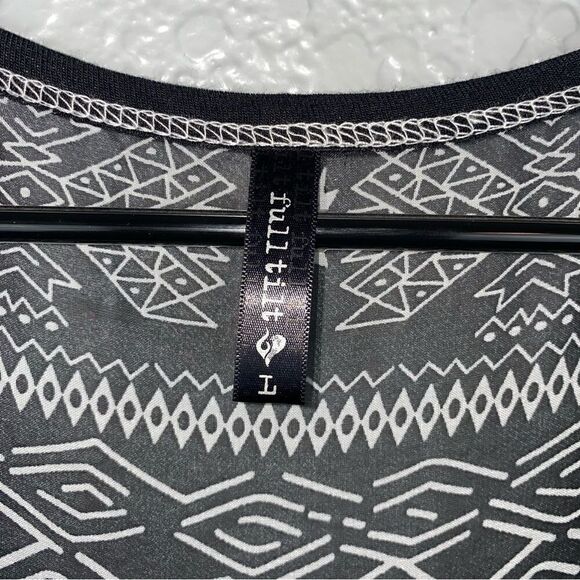 Full Tilt Womens Stretch Giraffe Print Scoop Neck Sleeveless Tank Top Large - Picture 4 of 6